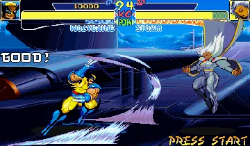 X-Men: Children of the Atom (Euro 950105) screen shot game playing